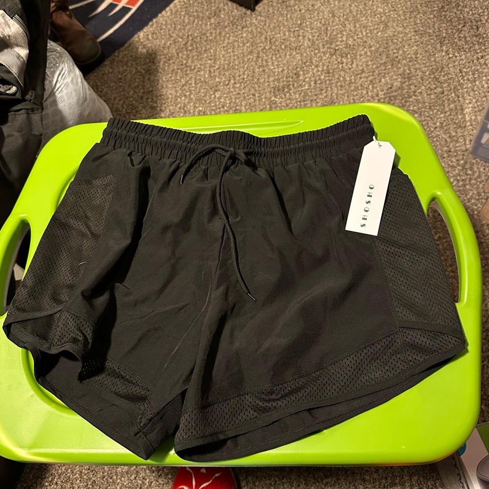 NWT Black Athletic Shorts
